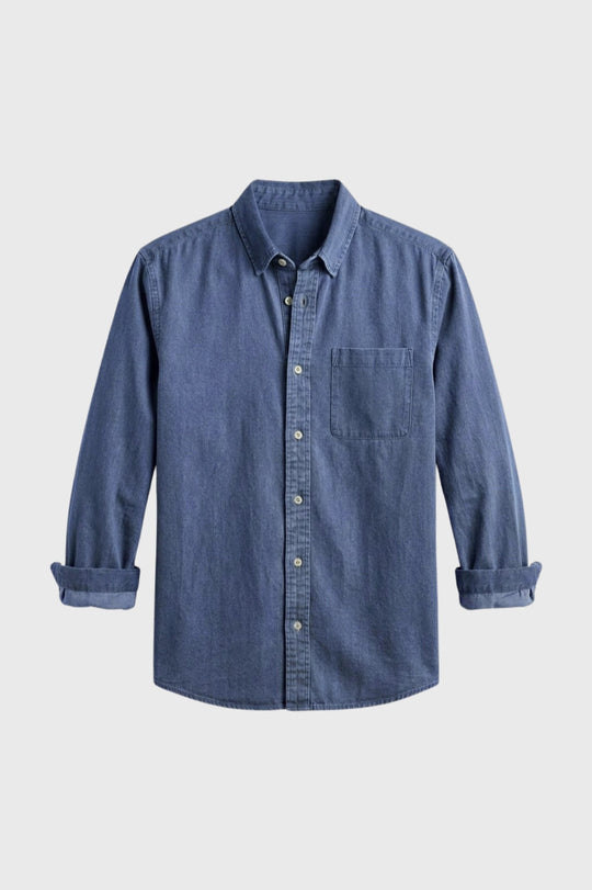 Overhemd Heren | Relaxed Fit & Borstzak