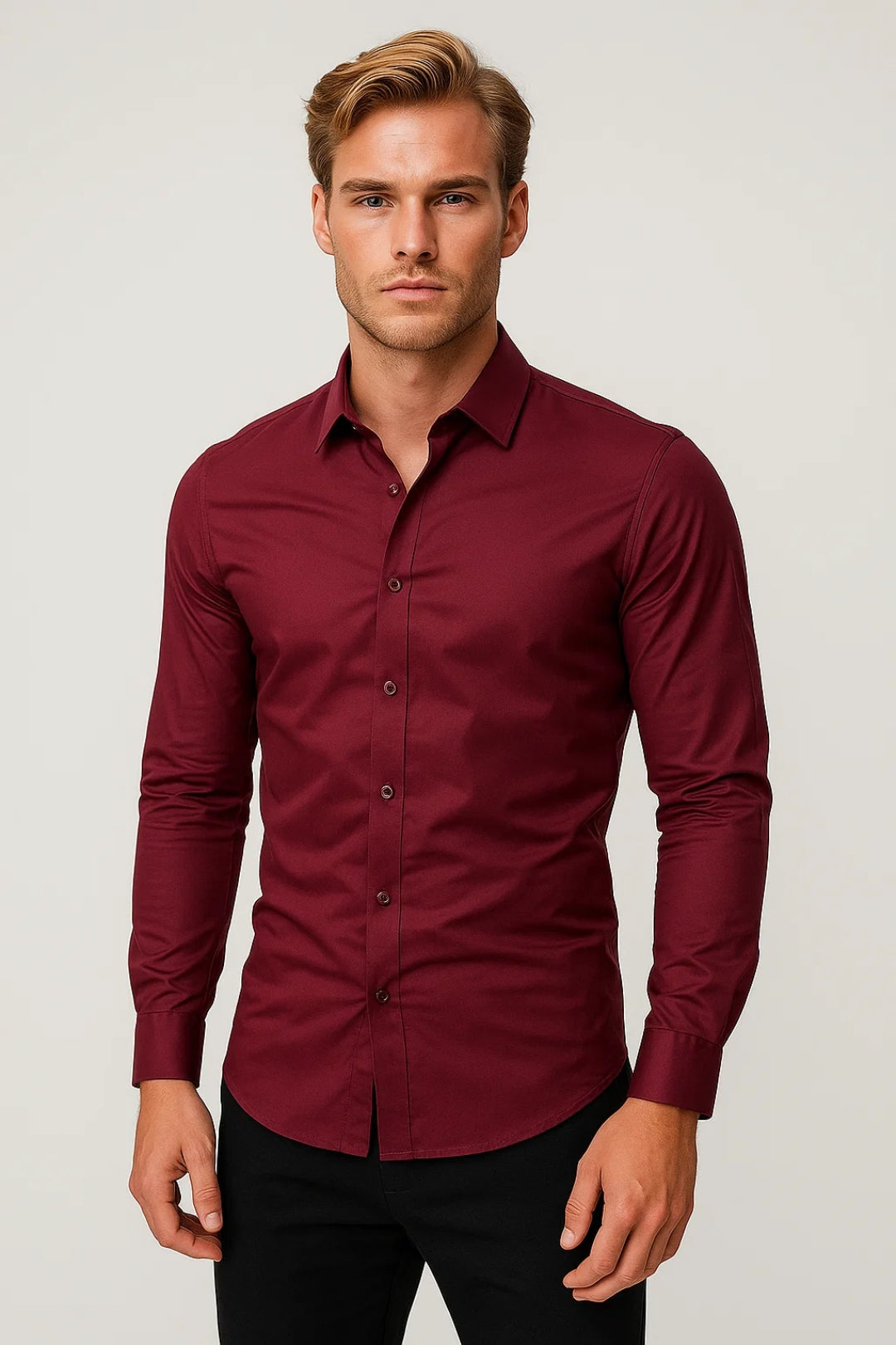 Overhemd Heren Slim Fit | Verzorgde Look & Comfort de Hele Dag