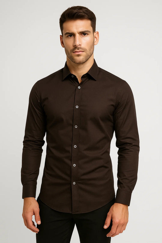 Overhemd Heren Slim Fit | Verzorgde Look & Comfort de Hele Dag