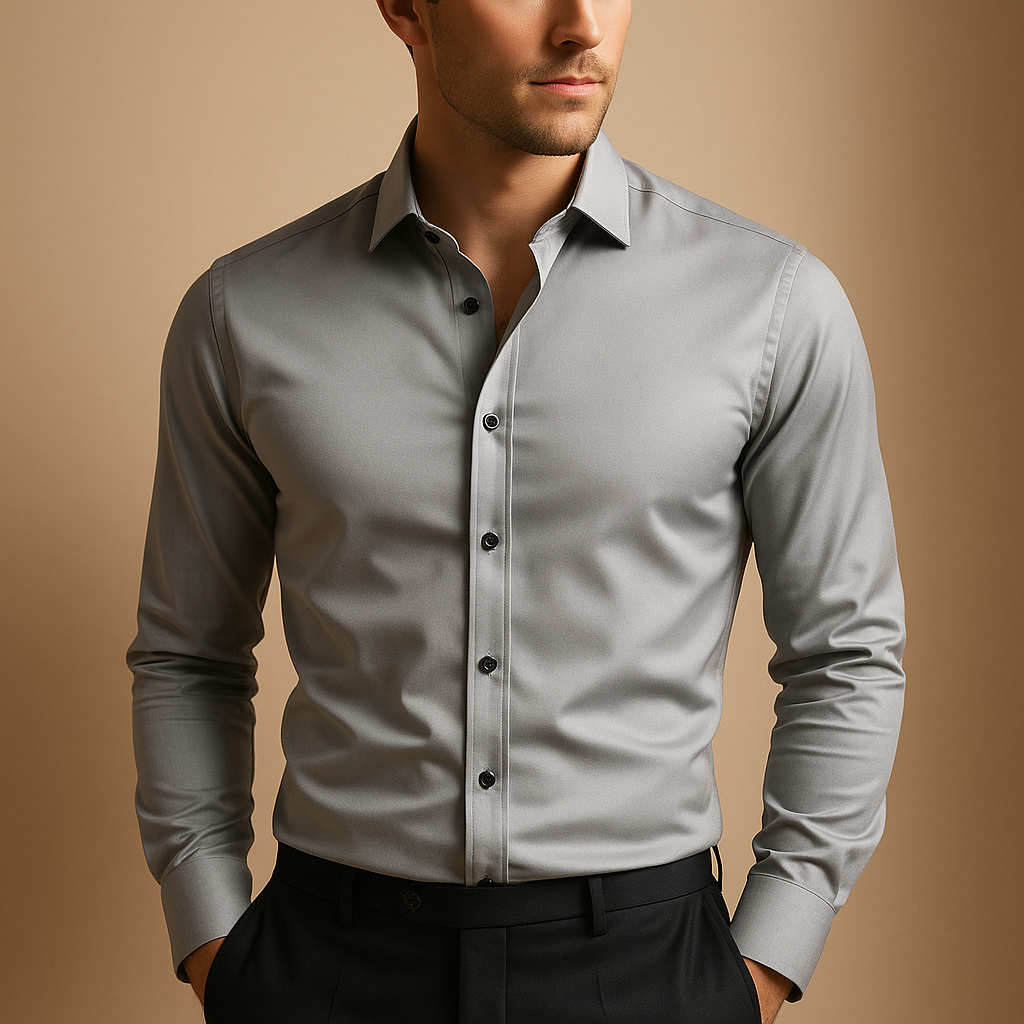 Overhemd Slim Fit Heren | Stretch voor Bewegingsvrijheid