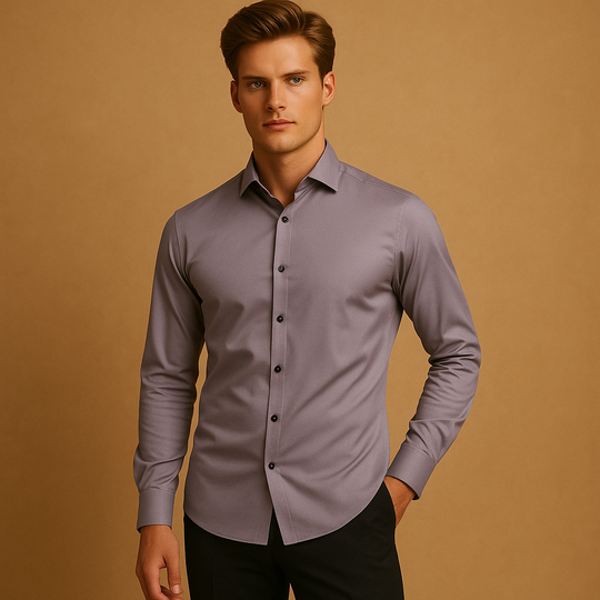 Overhemd Slim Fit Heren | Stretch voor Bewegingsvrijheid