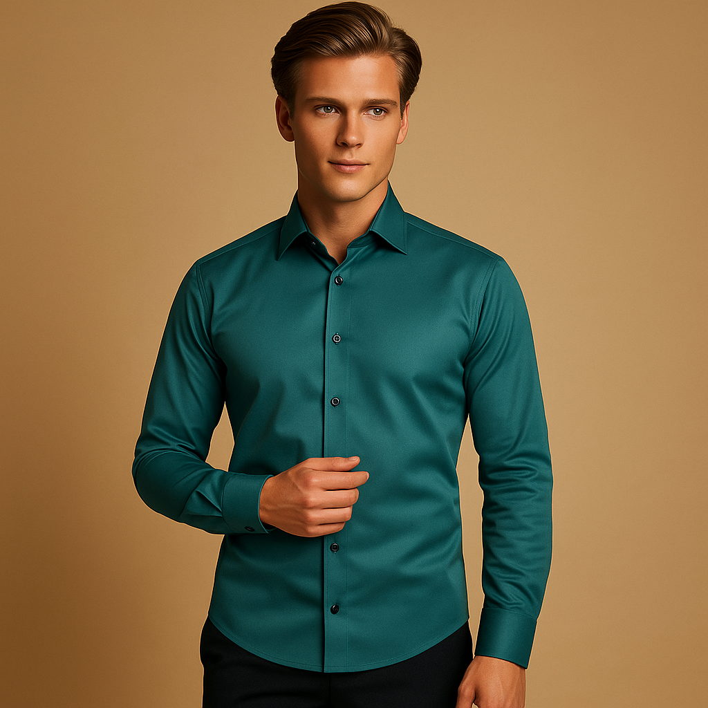 Overhemd Slim Fit Heren | Stretch voor Bewegingsvrijheid