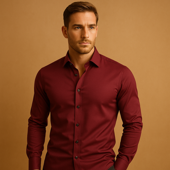 Overhemd Slim Fit Heren | Stretch voor Bewegingsvrijheid