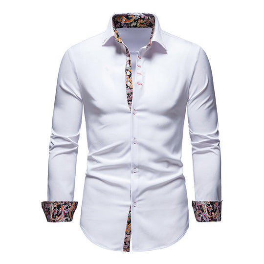 Overhemd met Paisley Details Heren | Nette Look & Comfortabele Pasvorm