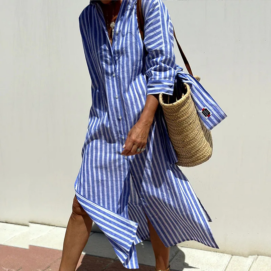 Overhemdjurk Dames | Gestreept & Casual Zomerse Stijl