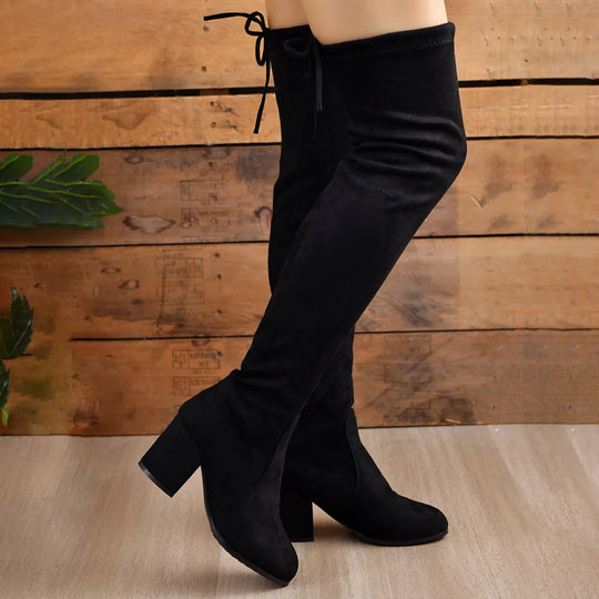 Overknee Laarzen Dames | Blokhak & Elegant Design