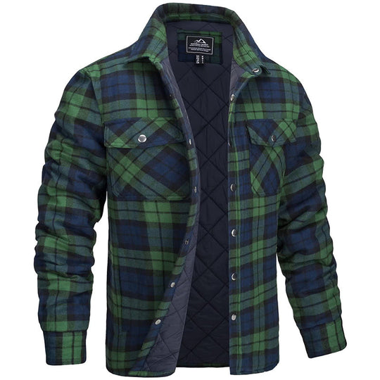 Flannellen Heren Overshirt met Ruitpatroon voor Lente 2