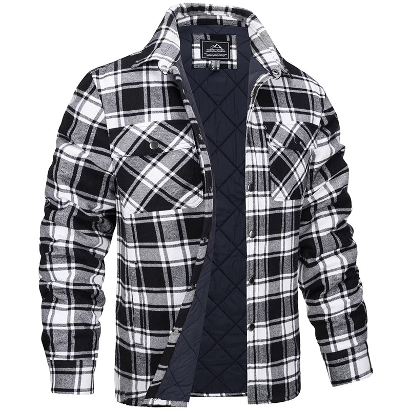 Flannellen Heren Overshirt met Ruitpatroon voor Lente 5