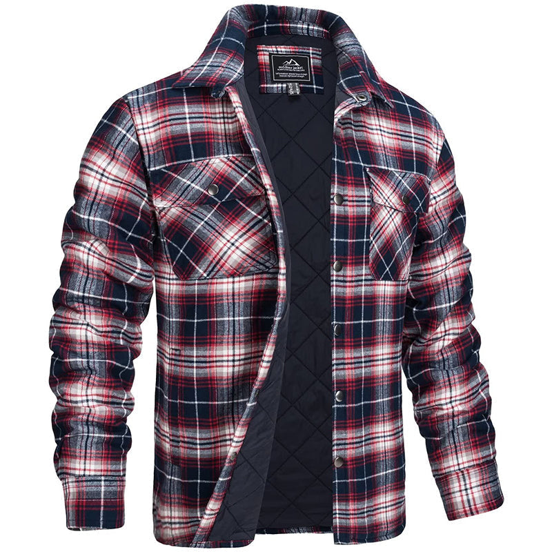 Flannellen Heren Overshirt met Ruitpatroon voor Lente 4