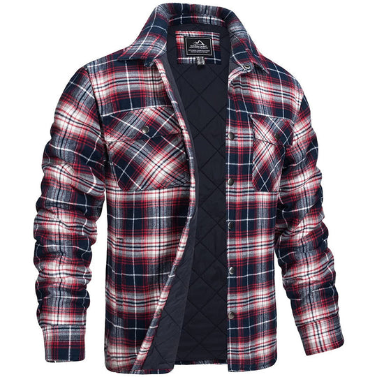 Flannellen Heren Overshirt met Ruitpatroon voor Lente 4