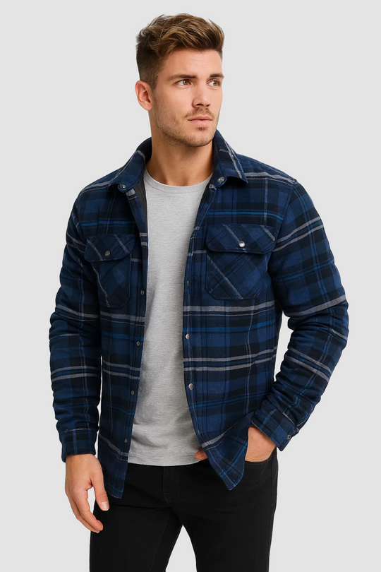Flannellen Heren Overshirt met Ruitpatroon voor Lente 1