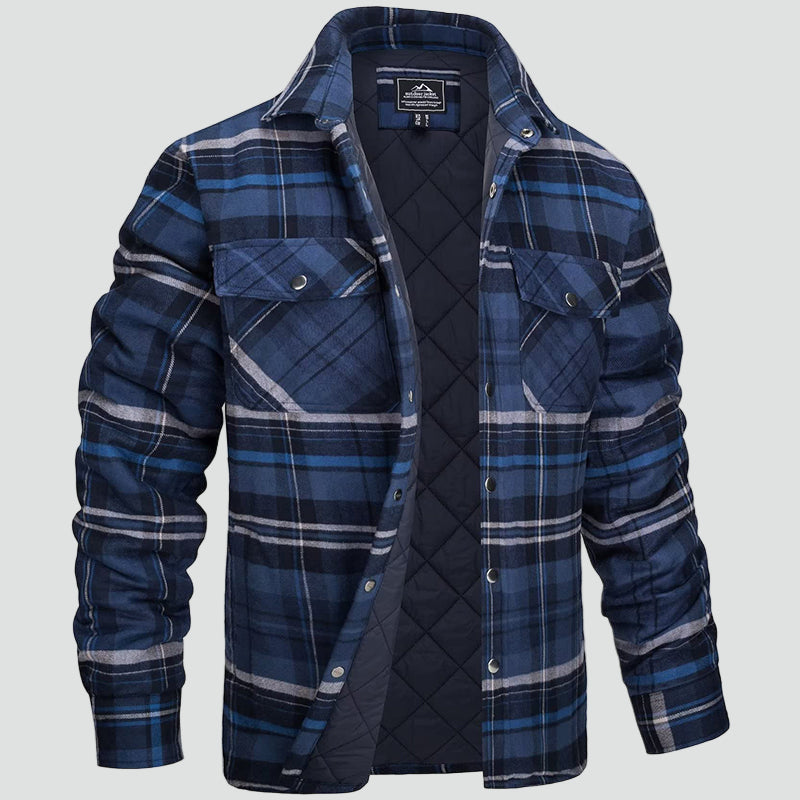 Flannellen Heren Overshirt met Ruitpatroon voor Lente 0
