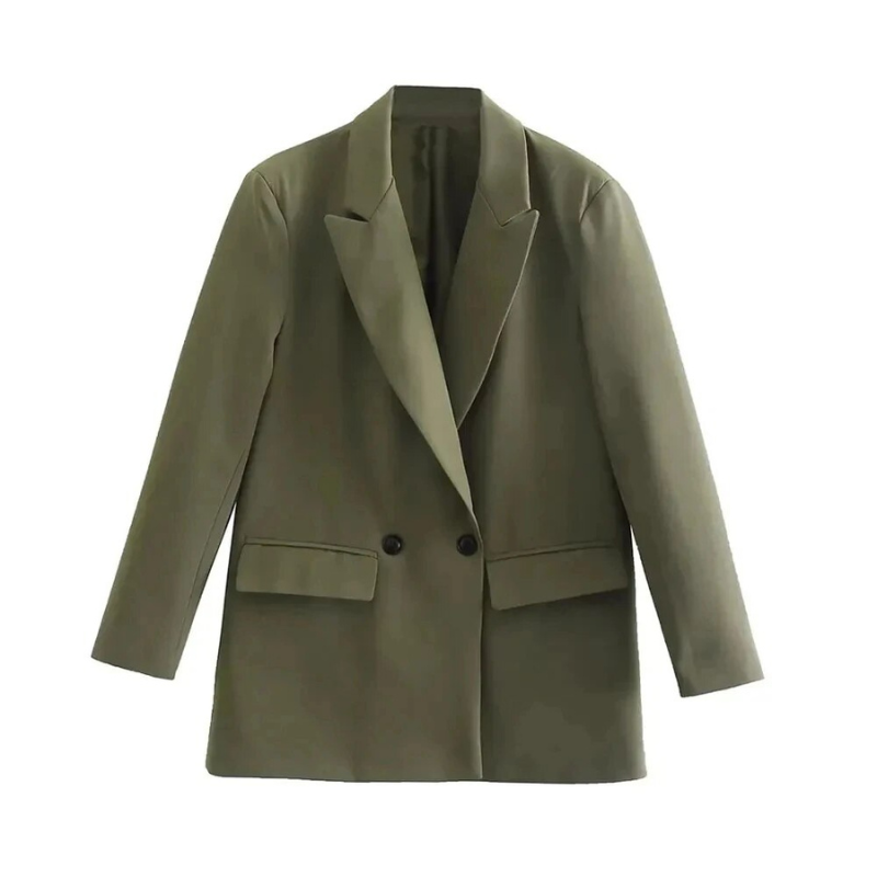 Oversized Blazer Dames | Dubbele Knoopsluiting & Elegante Powerlook
