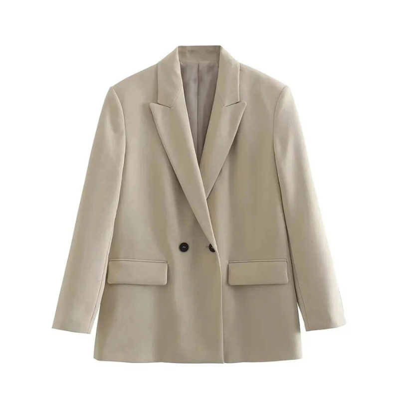 Oversized Blazer Dames | Dubbele Knoopsluiting & Elegante Powerlook