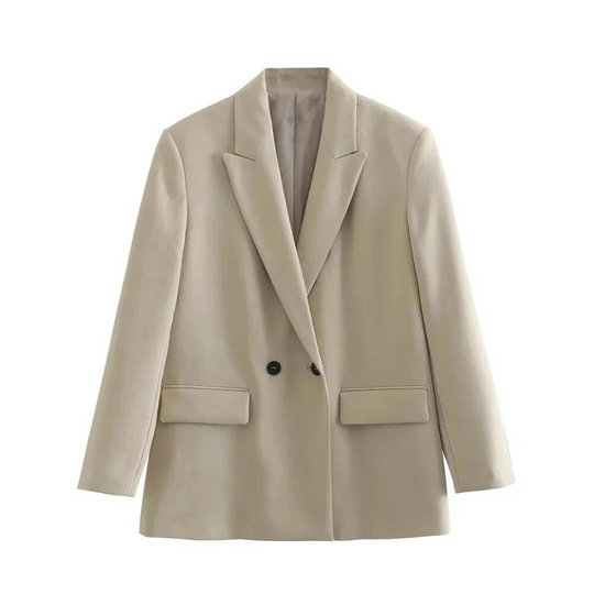 Oversized Blazer Dames | Dubbele Knoopsluiting & Elegante Powerlook