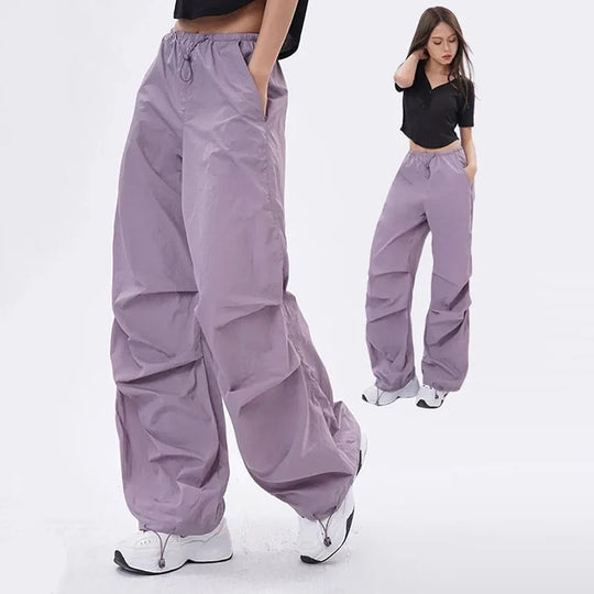 Oversized Broek Dames | Parachute Streetwear & Verstelbare Pasvorm