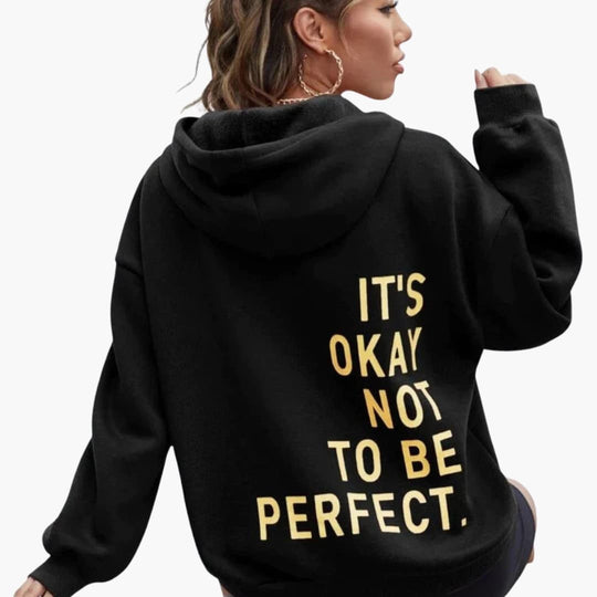 Oversized Hoodie Damen | Rückenprint & Kuschelig Warm
