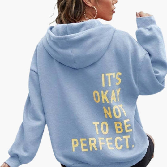 Oversized Hoodie Damen | Rückenprint & Kuschelig Warm