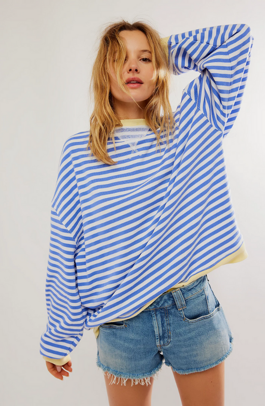 Oversized Sweater Damen | Gestreift & Lässig