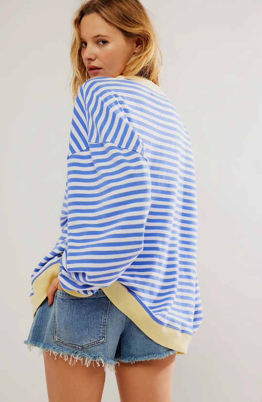 Oversized Sweater Damen | Gestreift & Lässig