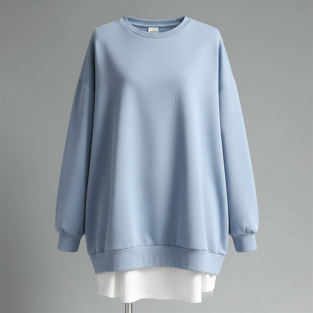 Oversized Sweatshirt Damen | Lockere Passform & Langarm 7