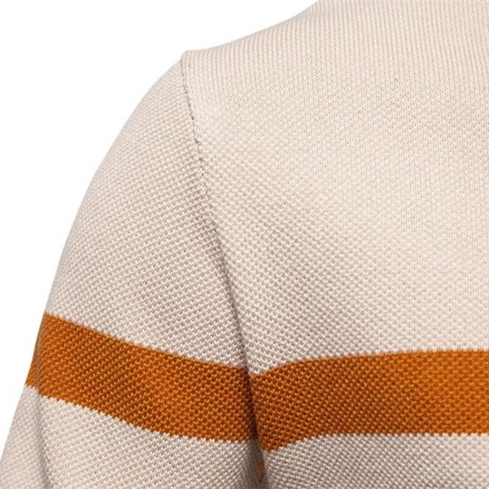 Herren Rundhals Pullover Klassisch Geschnitten Langarm 5