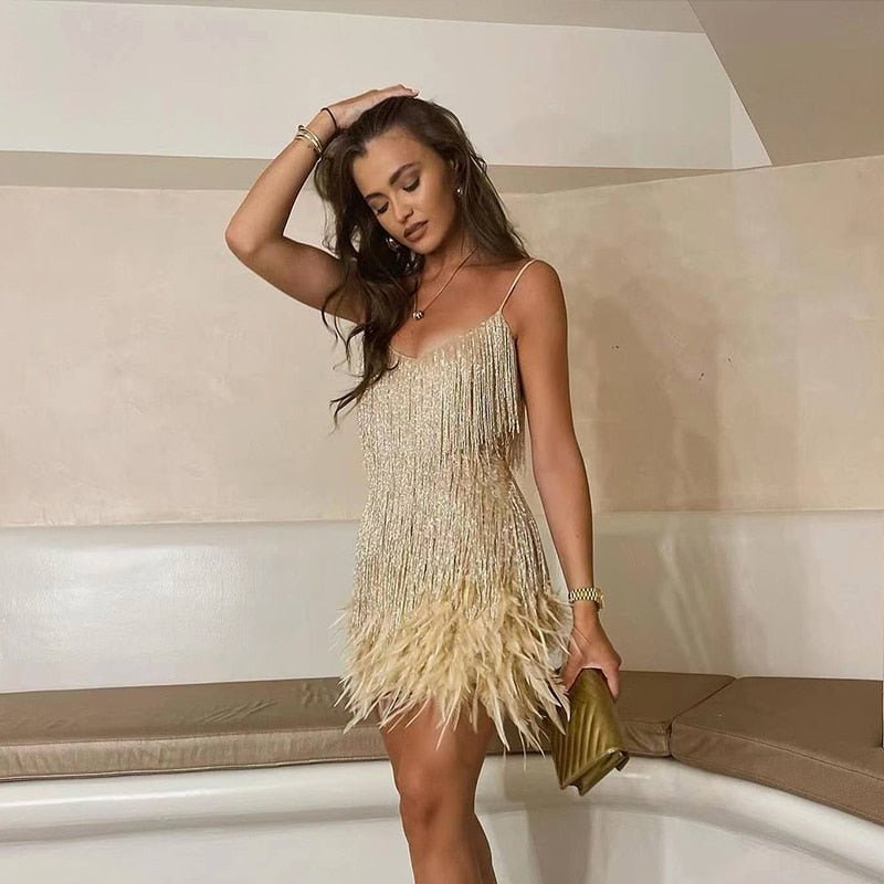 Pailletten-Cocktailkleid Damen - Sophie 8