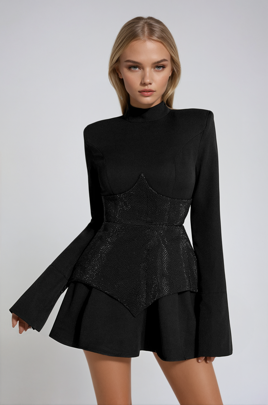 Pailletten-Mini-Cocktailkleid Damen - Hannah 4