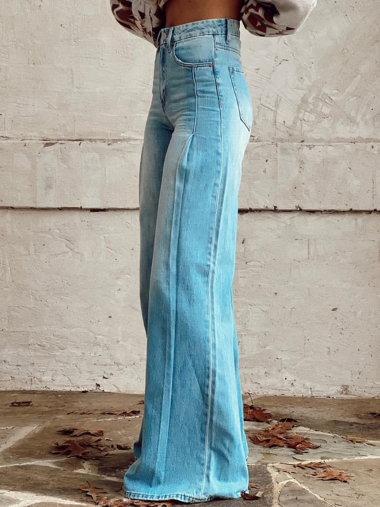 Palazzohose Damen | Gummizugbund & Weites Bein