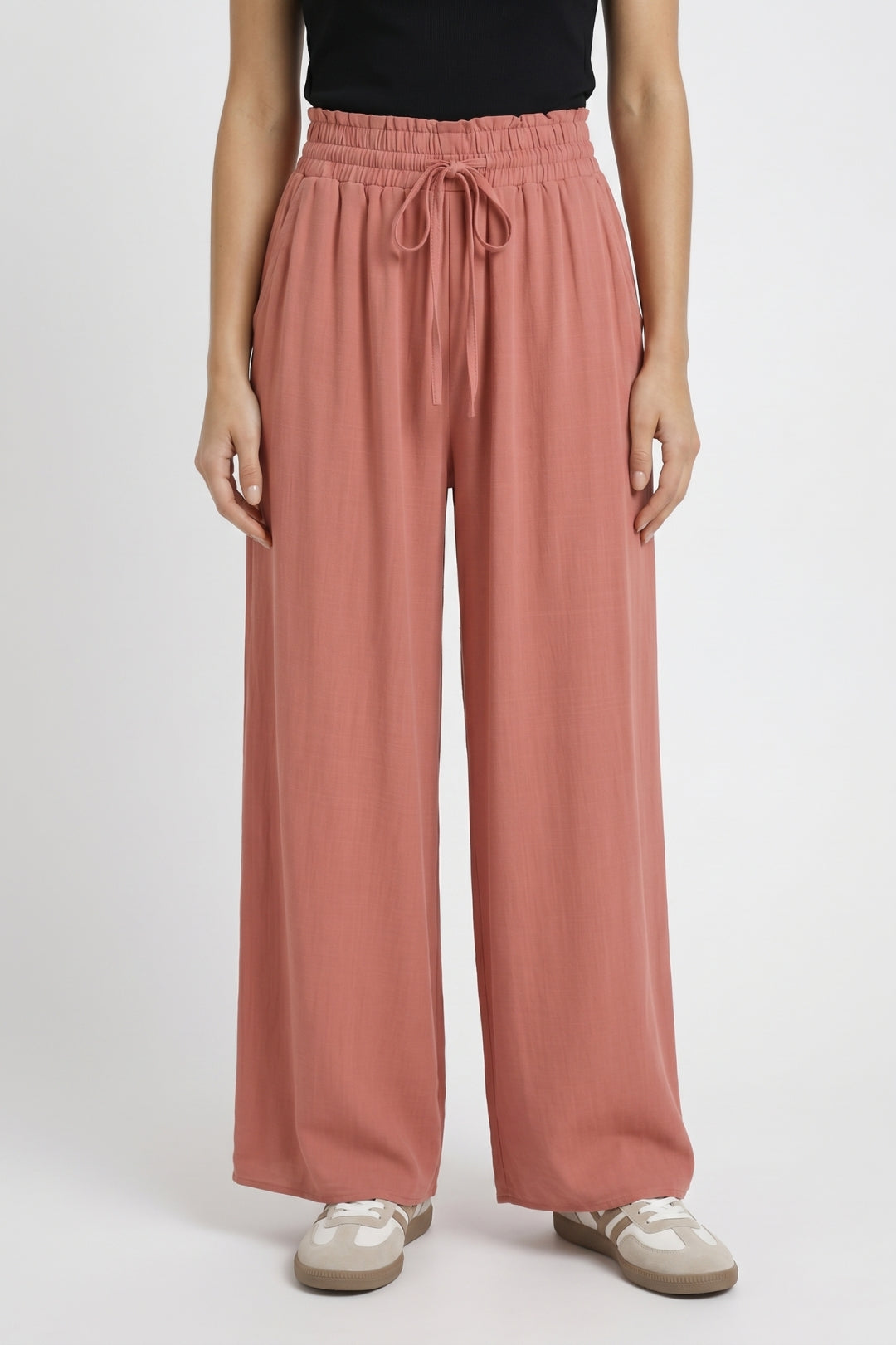 Palazzohose Damen | Hohe Taille & Weiter Schnitt