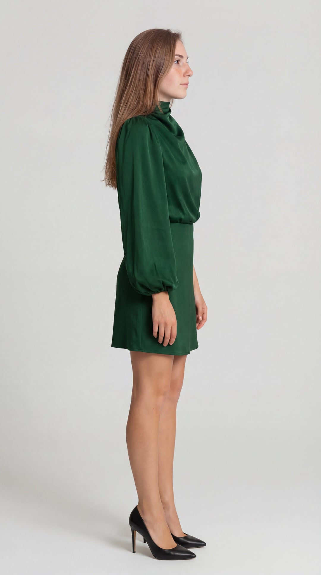 Mini Jurk Dames | Elegant Eén-Mouw Design