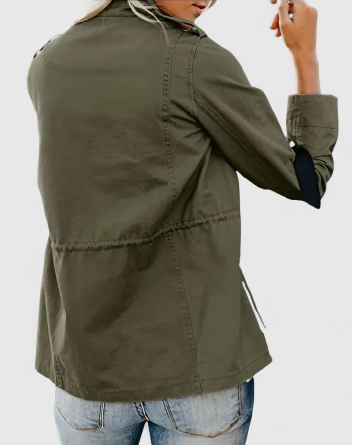 Parka Damen | Taillenkordel & Pattentaschen 5
