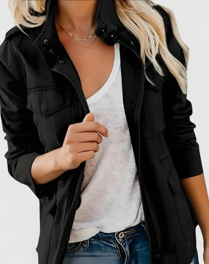 Parka Damen | Taillenkordel & Pattentaschen 8