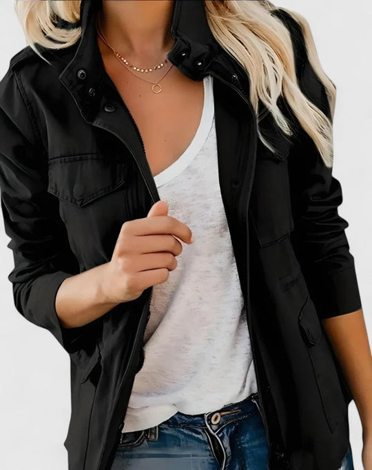 Parka Damen | Taillenkordel & Pattentaschen 8