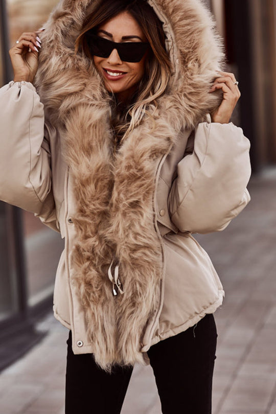 Parka Damen mit Kapuze | Windabweisend & Warm Gefüttert 2