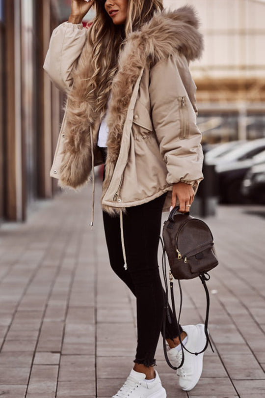 Parka Damen mit Kapuze | Windabweisend & Warm Gefüttert 7