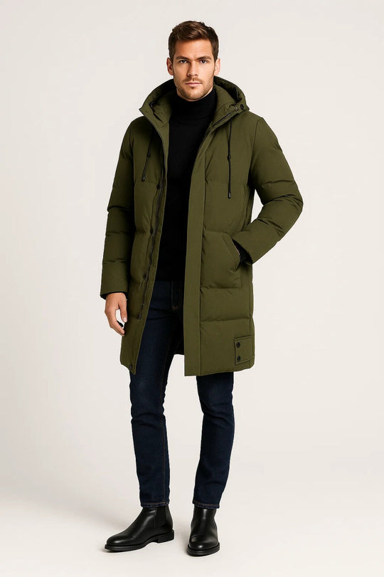 Parka Herren | Verstellbare Kapuze | Wind- und Kälteabweisend für den Winter 1