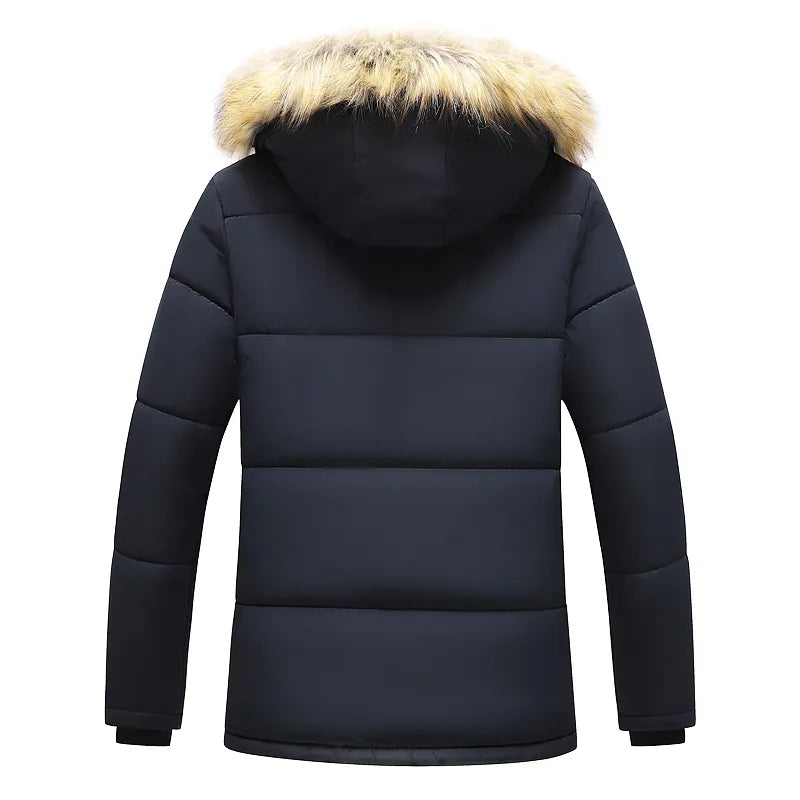 Parka Herren | Warme Winterjacke mit Kapuze | Winddicht & Stilvolles Outdoor-Design 3