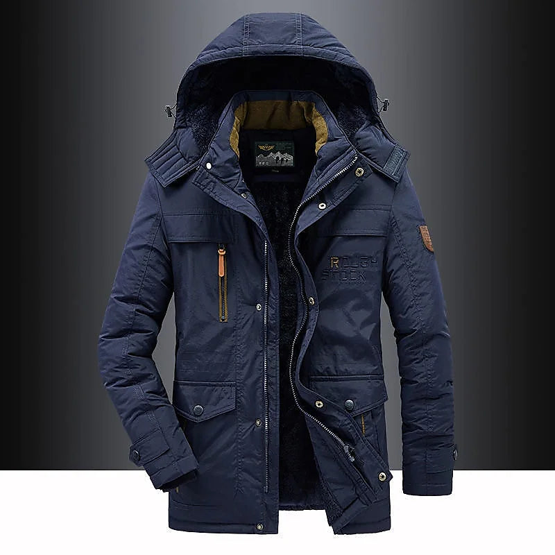 Parka Herren | Winterparka | Kapuze & Schutz gegen Kälte 4