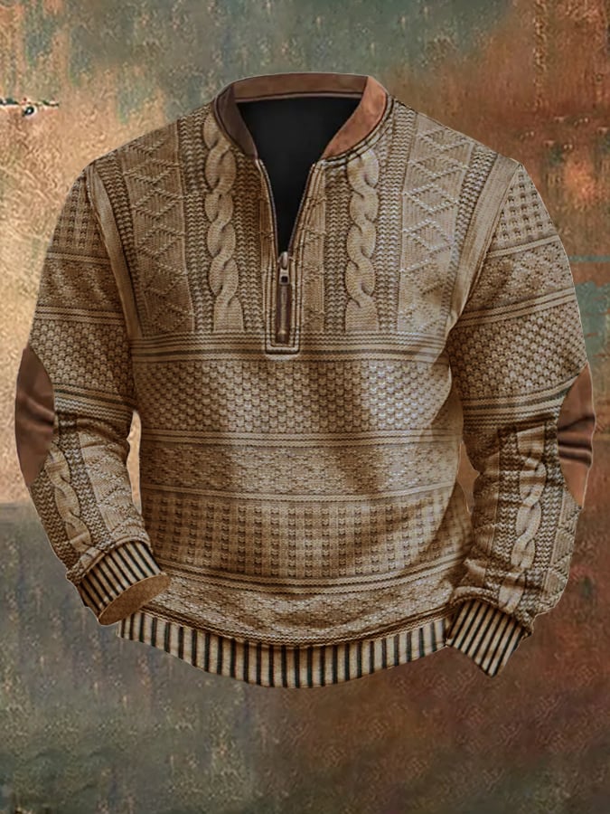 Phillip - Heren Sweater Gebreid Vintage 2