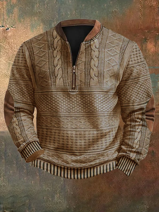 Phillip - Heren Sweater Gebreid Vintage 2