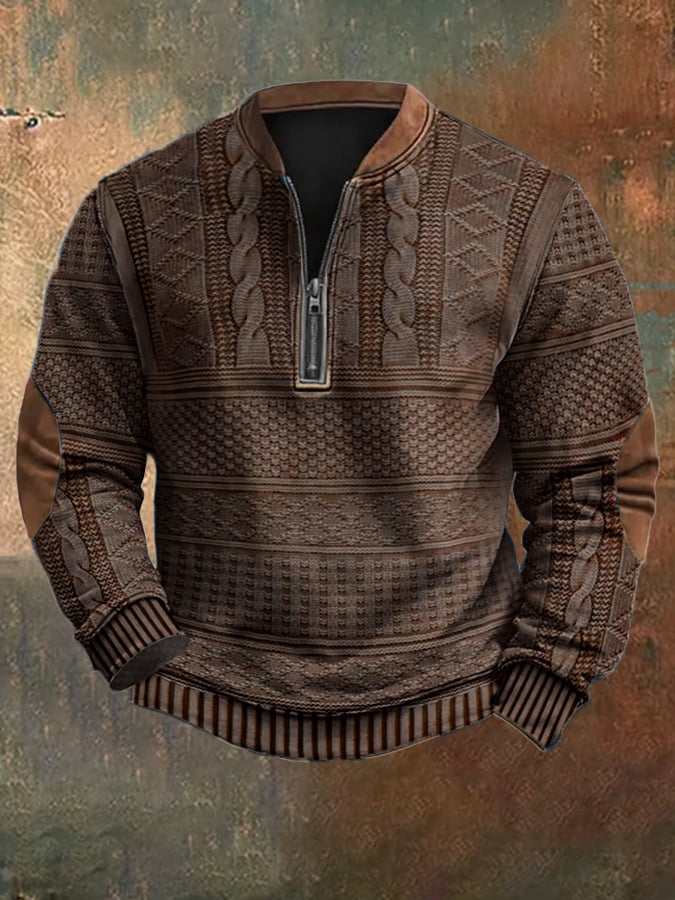 Phillip - Heren Sweater Gebreid Vintage 5