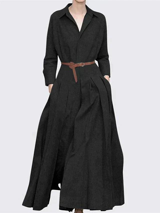 Plissiertes Maxikleid Damen - Gloria 3