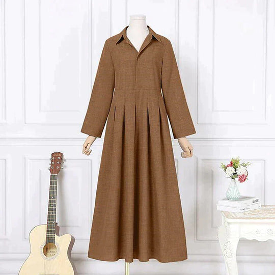 Plissiertes Maxikleid Damen - Gloria 5