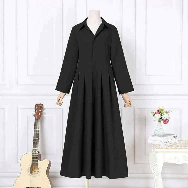 Plissiertes Maxikleid Damen - Gloria 6