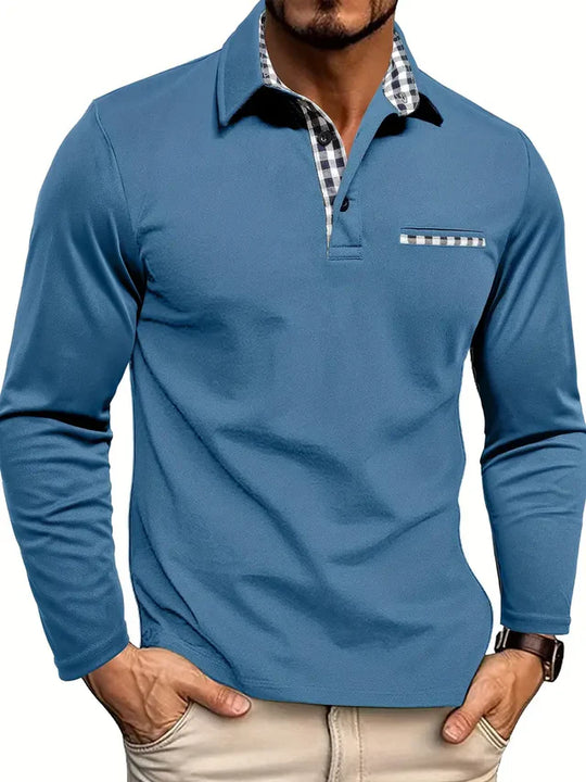 Polo Heren | Lange Mouwen & Vormvast Comfort