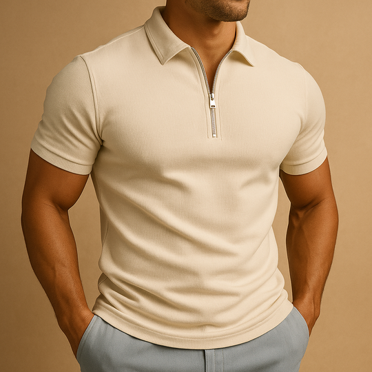 Polo Heren | Ritssluiting & Moderne Slim Fit