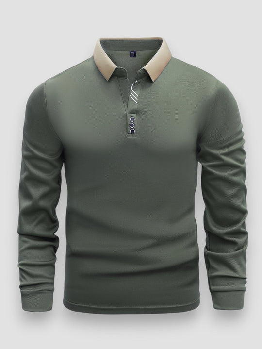 Polo Lange Mouwen Heren | Polokraag & Verzorgde Look