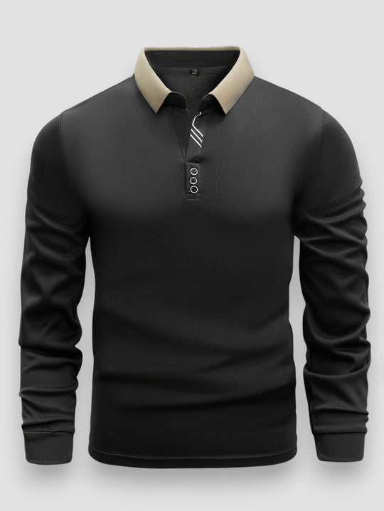 Polo Lange Mouwen Heren | Polokraag & Verzorgde Look