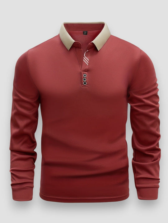 Polo Lange Mouwen Heren | Polokraag & Verzorgde Look